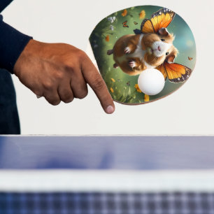 Pala De Ping Pong "Balas de agua: El cerdo guineano toma vuelo"