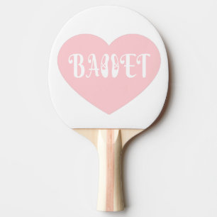 Pala De Ping Pong Ballet Amor Danza Personalizada Ctomizeus