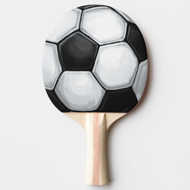 Pala De Ping Pong Balón de fútbol (Anverso)