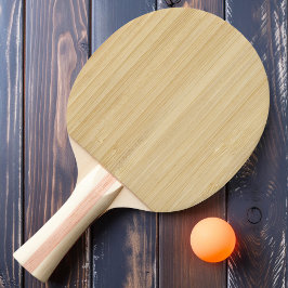 Pala De Ping Pong Bambú Ligero