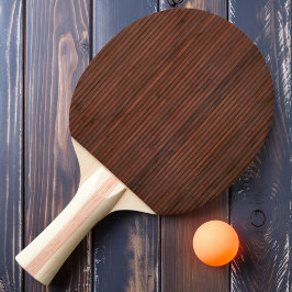 Pala De Ping Pong Bambú manchado