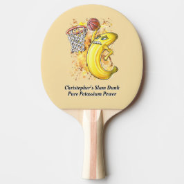 Pala De Ping Pong Banana Slam Dunk Energizado Fruto Diseño de Energí
