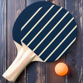 Pala De Ping Pong Banda Azul Mar Profundo y Sólido