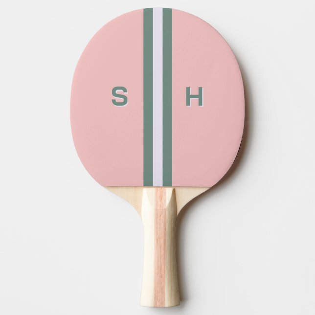 Pala De Ping Pong Banda inicial personalizada (Anverso)