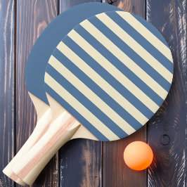 Pala De Ping Pong Bandas Capri Blue Polo y Solid