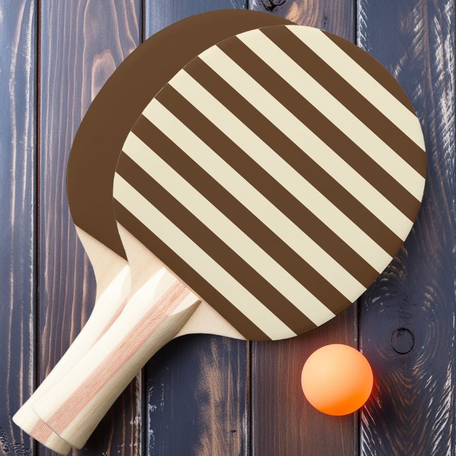 Pala De Ping Pong Bandas de polo marrón profundo y sólido (Subido por el creador)