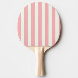 Pala De Ping Pong Bandas de ropa deportiva Retro Preppy - Crema rosa