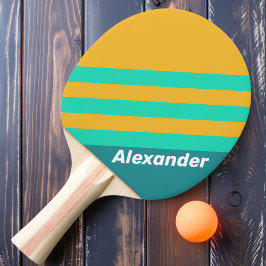 Pala De Ping Pong Bandas deportivas soleadas de mar con nombre