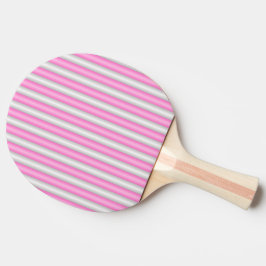 Pala De Ping Pong Bandas modernas de neón rosado con efecto 3D