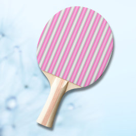 Pala De Ping Pong Bandas modernas de neón rosado con efecto 3D