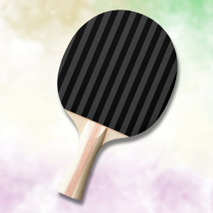 Pala De Ping Pong Bandas verticales Elagnat Black & Smoky Black