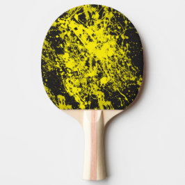 Pala De Ping Pong bandeja de pincel amarillo Ping Pong Paddle
