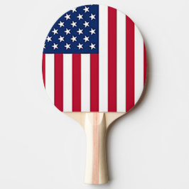 Pala De Ping Pong bandera americana