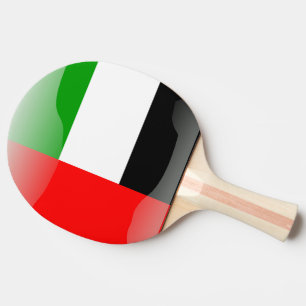 Pala De Ping Pong Bandera brillante de United Arab Emirates