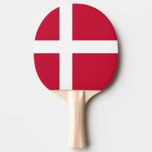 Pala De Ping Pong Bandera danesa