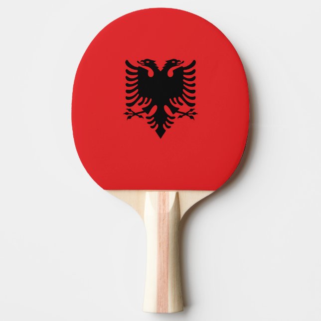 Pala De Ping Pong Bandera de Albania (Anverso)