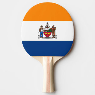 Pala De Ping Pong Bandera de Albany, Nueva York
