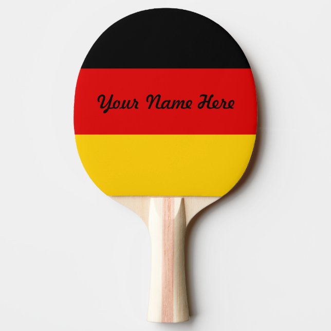 Pala De Ping Pong Bandera de Alemania - Deutschland (Reverso)