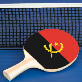 Pala De Ping Pong Bandera de Angola
