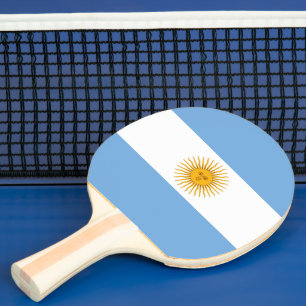 Pala De Ping Pong Bandera de Argentina