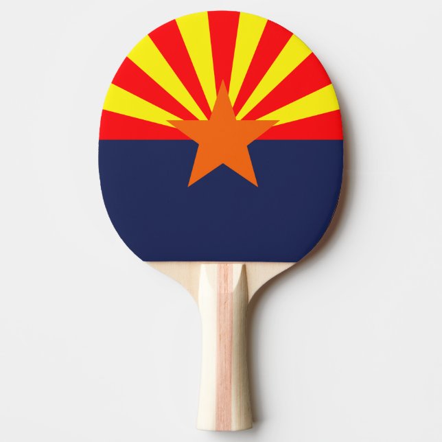 PALA DE PING PONG BANDERA DE ARIZONA (Anverso)