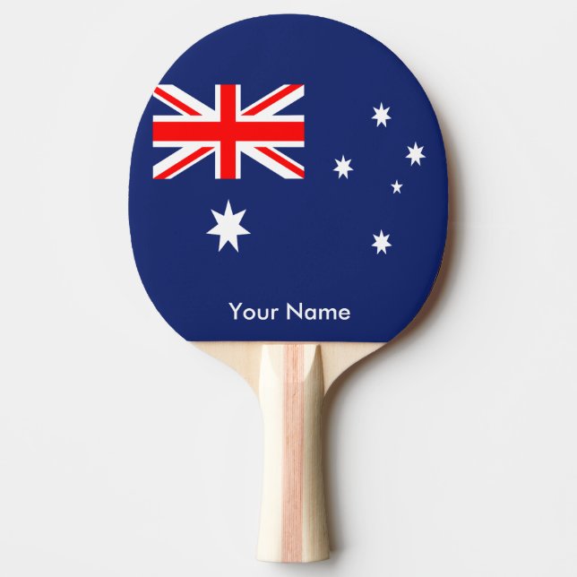 Pala De Ping Pong Bandera de Australia (Anverso)