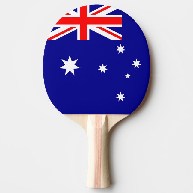 Pala De Ping Pong Bandera de Australia (Anverso)