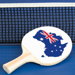Pala De Ping Pong Bandera de Australia