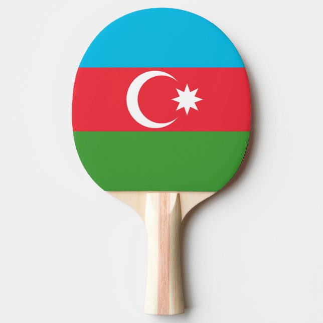 Pala De Ping Pong Bandera de Azerbaiyán (Anverso)