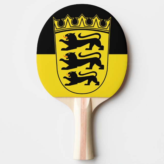 Pala De Ping Pong Bandera de Baden-Württemberg Ping-Pong Paddle (Anverso)