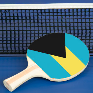 Pala De Ping Pong Bandera de Bahamas