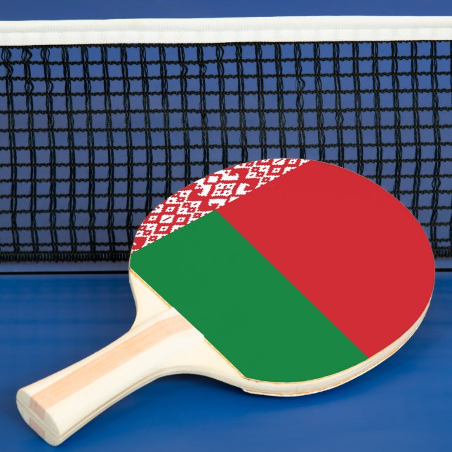 Pala De Ping Pong Bandera de Bielorrusia (in situ)