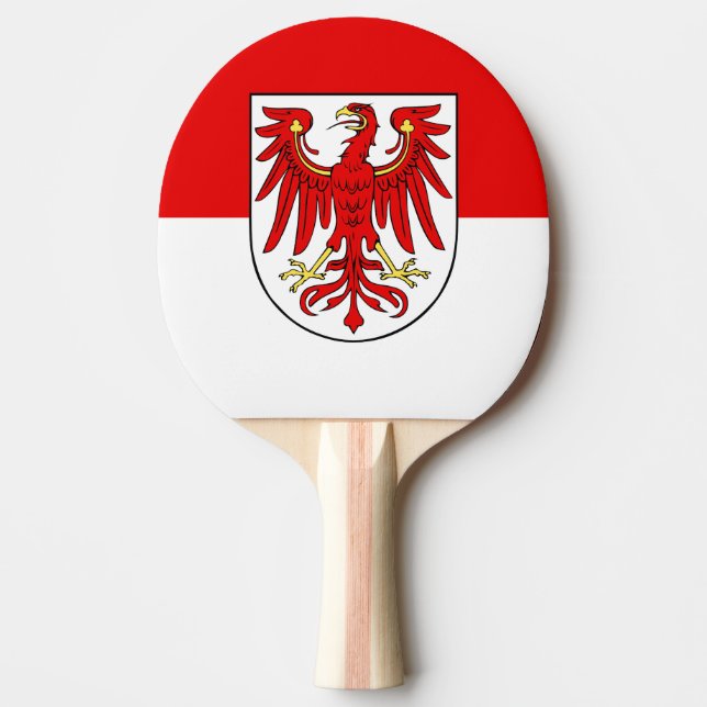 Pala De Ping Pong Bandera de Brandenburgo Ping-Pong Paddle (Anverso)