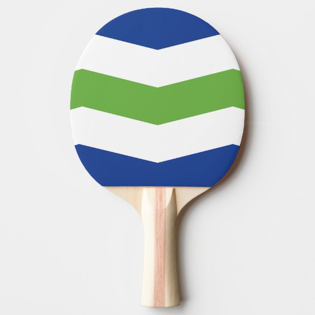 Pala De Ping Pong Bandera de Burlington, Vermont (Anverso)