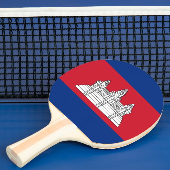 Pala De Ping Pong Bandera de Camboya (in situ)