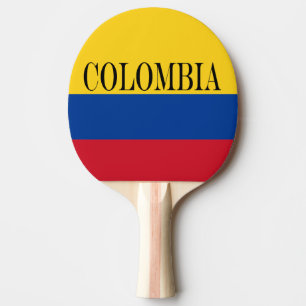 Pala De Ping Pong Bandera de Colombia - Bandera De Colombia