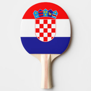 Pala De Ping Pong Bandera de Croacia
