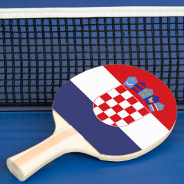 Pala De Ping Pong Bandera de Croacia
