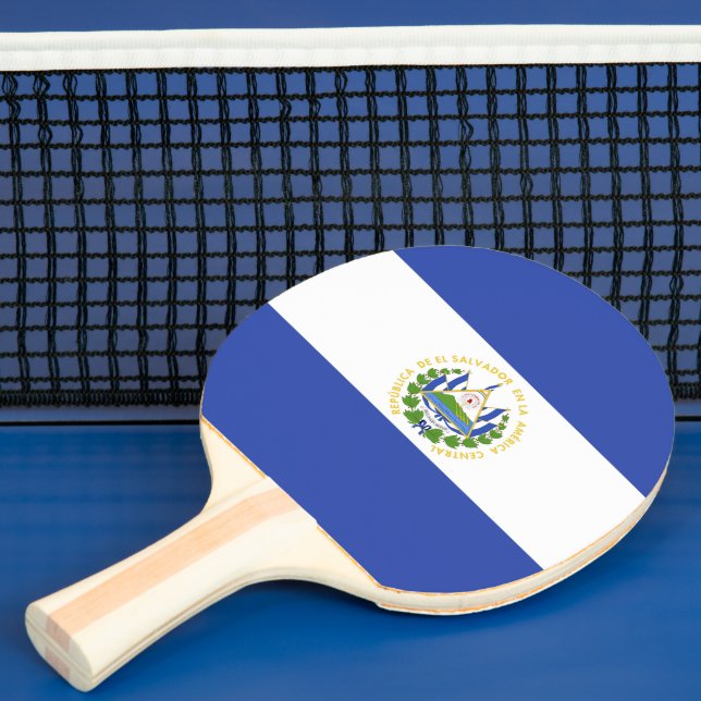 Pala De Ping Pong Bandera de El Salvador (in situ)