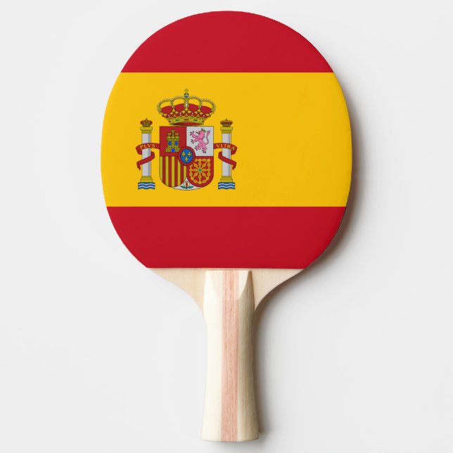 Pala De Ping Pong Bandera de España (Anverso)