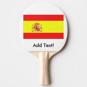 Pala De Ping Pong Bandera de España