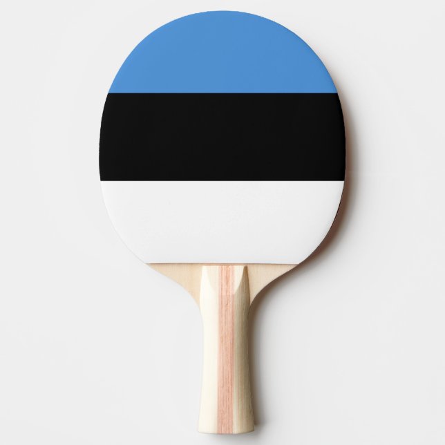Pala De Ping Pong Bandera de Estonia (Anverso)