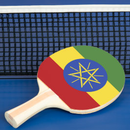 Pala De Ping Pong Bandera de Etiopía