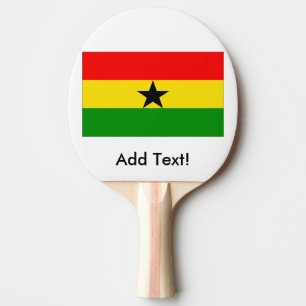 Pala De Ping Pong Bandera de Ghana