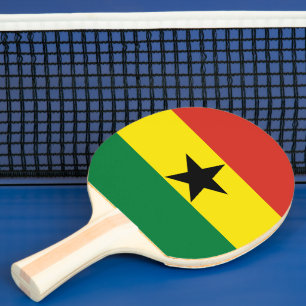 Pala De Ping Pong Bandera de Ghana