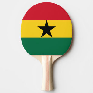 Pala De Ping Pong Bandera de Ghana