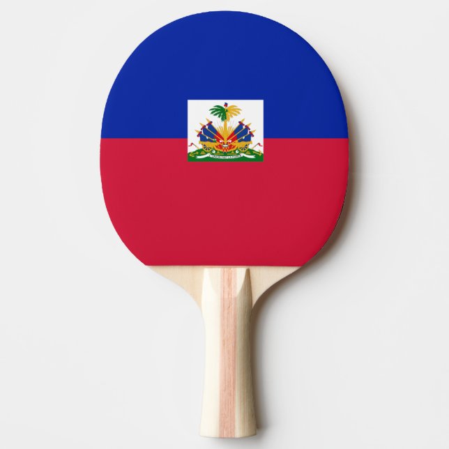 Pala De Ping Pong Bandera de Haití (Anverso)