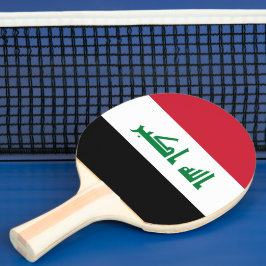 Pala De Ping Pong Bandera de Iraq