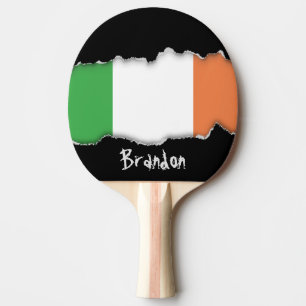 Pala De Ping Pong Bandera de Irlanda