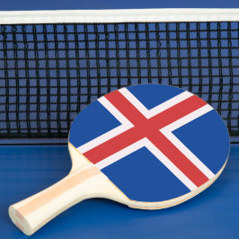 Pala De Ping Pong Bandera de Islandia